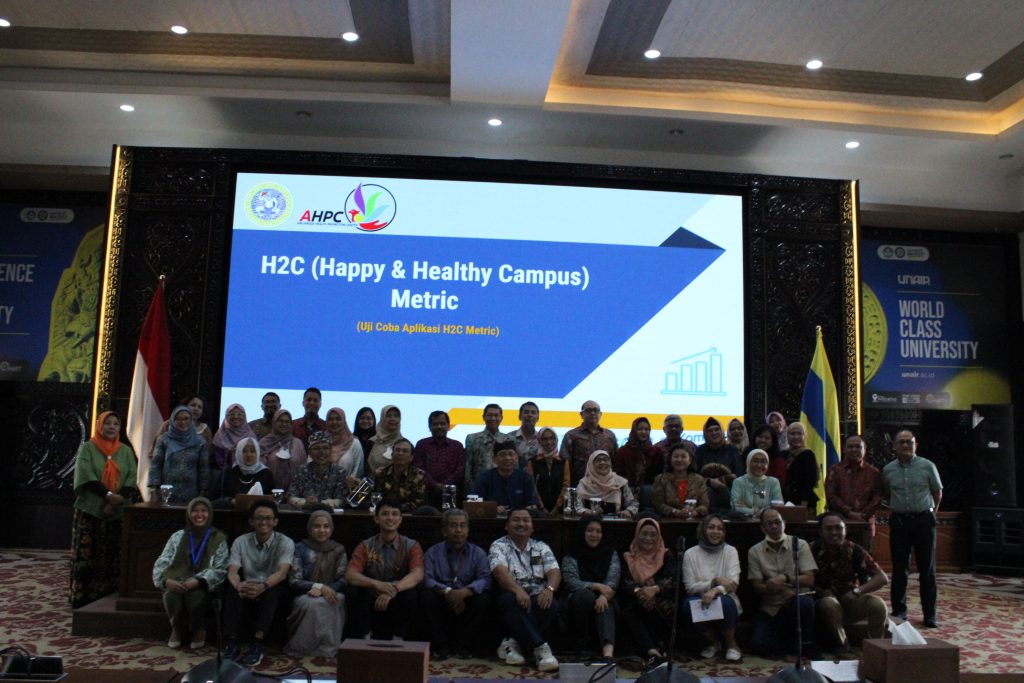 RAPAT PERSIAPAN PELUNCURAN HAPPY & HEALTHY CAMPUS (H2C) METRIC UNIVERSITAS AIRLANGGA, 6 MEI 2025